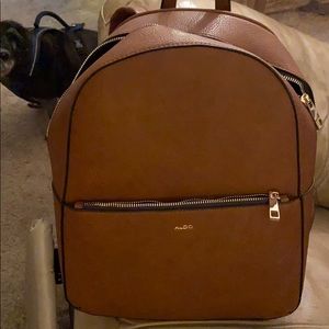Brown backpack